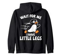 Attends-Moi, J'Ai de Petites Jambes, des Jambes Courtes, Un Randonneur, Un Pingouin Sweat à Capuche