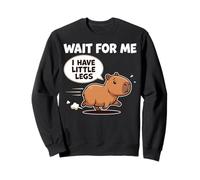 Attends-Moi, J'Ai de Petites Jambes Funny Capybara Short People Sweatshirt