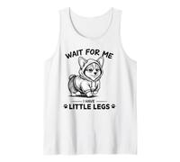 Attends-Moi, J'Ai de Petites Jambes Funny Corgi Slow Runner Débardeur