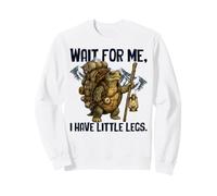 Attends-Moi, J'Ai de Petites Jambes Funny Turtle Short People Sweatshirt