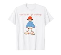 Attends-Moi, J'Ai des Petites Jambes drôle Mignon Anime T-Shirt