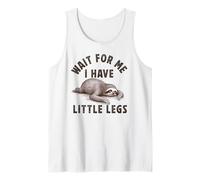 Attends-Moi, J'Ai des Petites Jambes lentes Funny Running Lazy Sloth Débardeur
