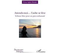Attends-moi... l'aube se lève Tribune libre pour un pays euthanasié - Ezza Agha Malak - L'harmattan - broché - Poésie