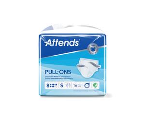 ATTENDS Pull-Ons 8 Small - 4 paquets de 16 protections