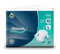 ATTENDS Slip Active 10 Large - 4 paquets de 28 protections
