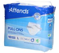 Attends® Slip Pull-Ons 10 Large 14 couches Couches pc(s)