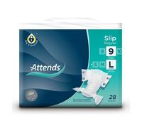 ATTENDS Slip Regular 9 Large - 4 paquets de 28 protections