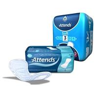 ATTENDS Soft 4 Maxi Pack de 8 Protections droites pour incontinence