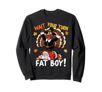 Attends Ton Tour Fat Boy Funny Thanksgiving Christmas Sweatshirt