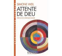 Attente de Dieu - Simone Weil - Albin Michel - Poche - Essai