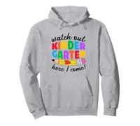Attention à Kindergarten Here I Come Funny Kids Back to School Sweat à Capuche