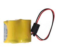 Attention à la prise ! batterie 6 volts compatible avec BR-2/3AGCT4A, A98L-0031-0025, CL 25A, A06B-6114-K504, veuillez comparer exactement la fiche avec la batterie d'origine