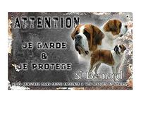 Attention au chien saint bernard poil court - pré percée et vis proposées. De 30 cm à 15 cm…
