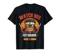 Attention aux enseignants de 1re année : Here I Come Ninja Warrior Kids T-Shirt