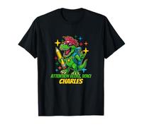 Attention Ecole, Voici Charles Design personnalisées T-Shirt