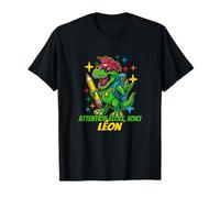 Attention Ecole, Voici Léon Design personnalisées T-Shirt