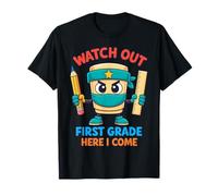 Attention First Grade Here I Come Back To School Ninja Kids T-Shirt
