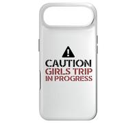 Attention, Girls Trip in Progress, Fun Party Girlfriends Meme Coque pour iPhone Air