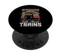 Attention, il se Peut Que Je Parle spontanément des Trains PopSockets PopGrip Adhésif