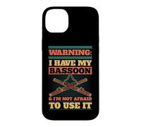 Attention, J'Ai Mon basson et Je n'ai Pas Peur de l'utiliser Coque pour iPhone 14 Plus