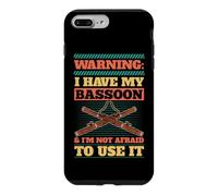 Attention, J'Ai Mon basson et Je n'ai Pas Peur de l'utiliser Coque pour iPhone 7 Plus/8 Plus