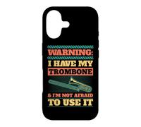 Attention, J'Ai Mon Trombone et Je n'ai Pas Peur de l'utiliser Coque pour iPhone 17