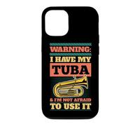 Attention, J'Ai Mon Tuba et Je n'ai Pas Peur de l'utiliser Coque pour iPhone 12/12 Pro