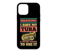 Attention, J'Ai Mon Tuba et Je n'ai Pas Peur de l'utiliser Coque pour iPhone 12 Mini