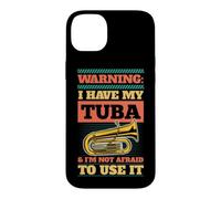 Attention, J'Ai Mon Tuba et Je n'ai Pas Peur de l'utiliser Coque pour iPhone 14 Plus