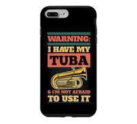 Attention, J'Ai Mon Tuba et Je n'ai Pas Peur de l'utiliser Coque pour iPhone 7 Plus/8 Plus