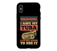 Attention, J'Ai Mon Tuba et Je n'ai Pas Peur de l'utiliser Coque pour iPhone X/XS