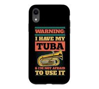 Attention, J'Ai Mon Tuba et Je n'ai Pas Peur de l'utiliser Coque pour iPhone XR