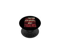 Attention, Je Peux Commencer spontanément à Parler de Tigres PopSockets PopGrip Adhésif