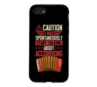 Attention, Je Peux spontanément Commencer à Parler d'accordéons Coque pour iPhone SE (2020) / 7/8