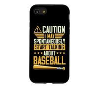 Attention, Je Peux spontanément Commencer à Parler de Baseball Coque pour iPhone SE (2020) / 7/8