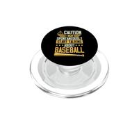Attention, Je Peux spontanément Commencer à Parler de Baseball PopSockets PopGrip pour MagSafe