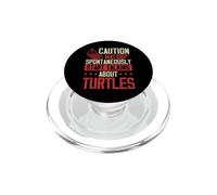 Attention, Je Peux spontanément Commencer à Parler de Tortues PopSockets PopGrip pour MagSafe