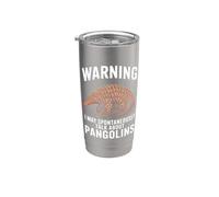 Attention, je pourrais parler spontanément des pangolins Gobelet isotherme en acier inoxydable double paroi