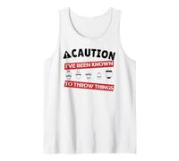 Attention : Je suis CONNU pour Lancer des Objets Pottery Meme Débardeur