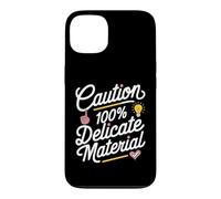 Attention : matériau 100% délicat médicalement Fragile Coque pour iPhone 13