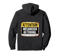 Attention Mécanique Au Travail Garage Mécanicien Automobile Sweat à Capuche