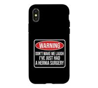Attention, ne me Faites Pas Rire, Je Viens de me Faire opérer d'une hernie Coque pour iPhone X/XS