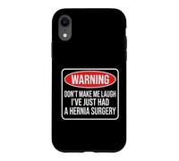 Attention, ne me Faites Pas Rire, Je Viens de me Faire opérer d'une hernie Coque pour iPhone XR