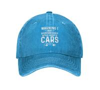 Attention, on Peut Parler Spontanément De Voitures Unisexe Chapeau De Golf Réglable Chapeau De Cowboy Lègére Trucker Cap pour Sport Hip Pop Pêche