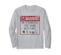 Attention ! Peut Commencer à Parler spontanément de Plantes ! Meme Manche Longue