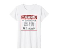 Attention ! Peut Commencer à Parler spontanément de Plantes ! Meme T-Shirt Graphique avec Valeur