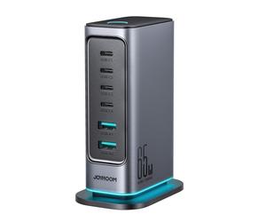 ATTENTION PRISE UK ! Station de Charge GaN 4xUSB-C 2xUSB-A 65W Joyroom JR-TCM02