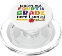 Attention, quatrième année, j'arrive, Enfants de 4e année, écolier PopSockets PopGrip pour MagSafe