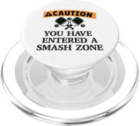 Attention Que Vous ENTREZ Une Smash Zone Pickleball Pickle Meme PopSockets PopGrip pour MagSafe