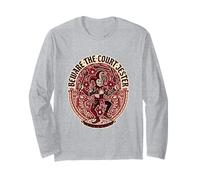Attention : The Court Jester Renaissance Fair Medieval Manche Longue